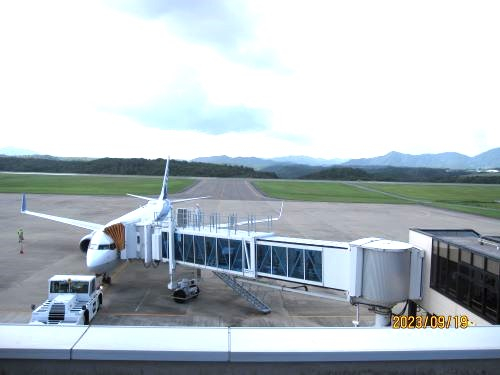 iPromenade : 萩・石見空港で飛行機の離陸を見学（島根県益田市）