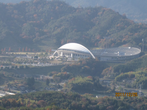 西風新都東公園から望む