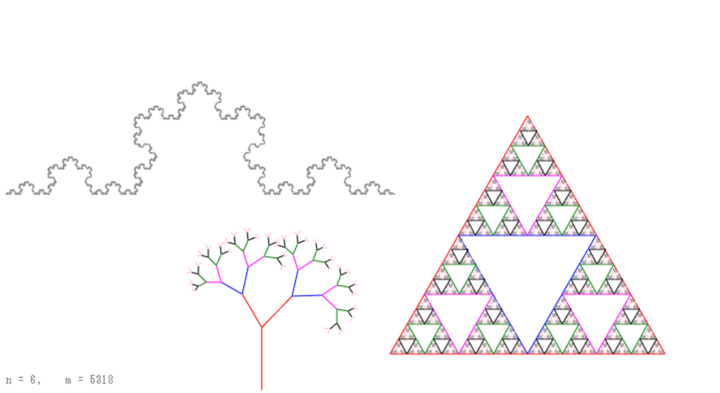 iPromenade : フラクタル図形を描くアプリ