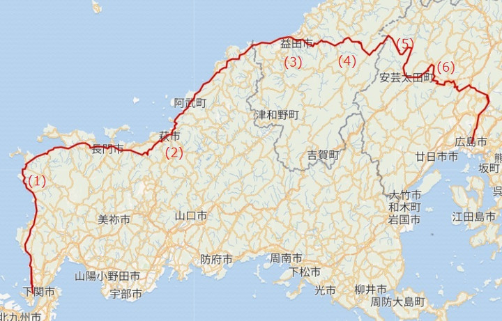 iPromenade : 国道191号には重用区間（重複区間）がある
